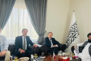 دیدار سفیر امارت اسلامی افغانستان با نماینده ویژه بریتانیا در دوحه