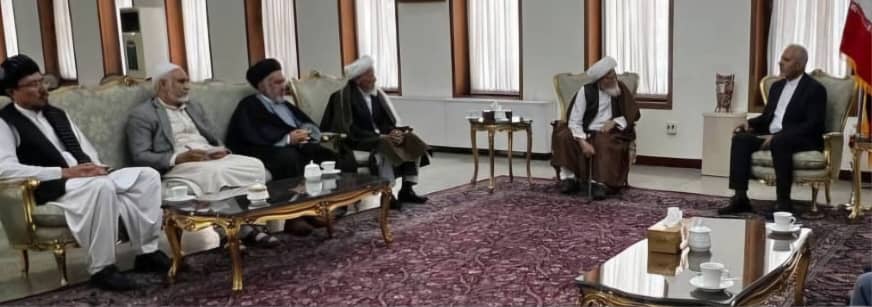 حمایت شورای علمای شیعه افغانستان از جمهوری اسلامی در دیدار با سرپرست سفارت ایران در کابل