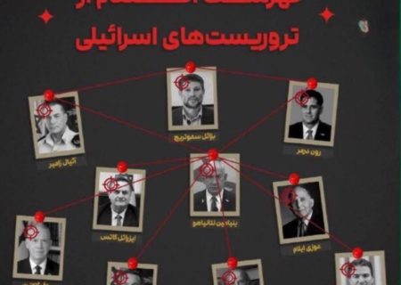فهرست ادعایی “تروریست‌ های اسرائیلی” از سوی منابع نزدیک به ارتش ایران منتشر شد