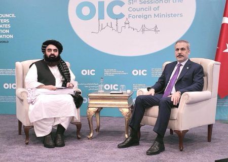 دیدار وزرای خارجه افغانستان و ترکیه در حاشیه نشست سازمان همکاری اسلامی