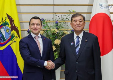 نخست‌ وزیر جاپان: تقویت روابط دوجانبه با اکوادور در محورهای اقتصادی، امنیتی و بین‌المللی