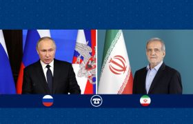 گفت‌ وگوی تلفنی رؤسای جمهور ایران و روسیه