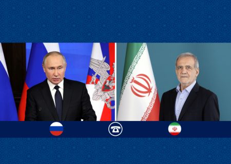 گفت‌ وگوی تلفنی رؤسای جمهور ایران و روسیه