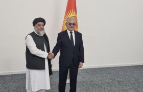 ملاقات سرپرست وزارت صنعت و تجارت امارت اسلامی با صدراعظم جمهوری قرغیزستان