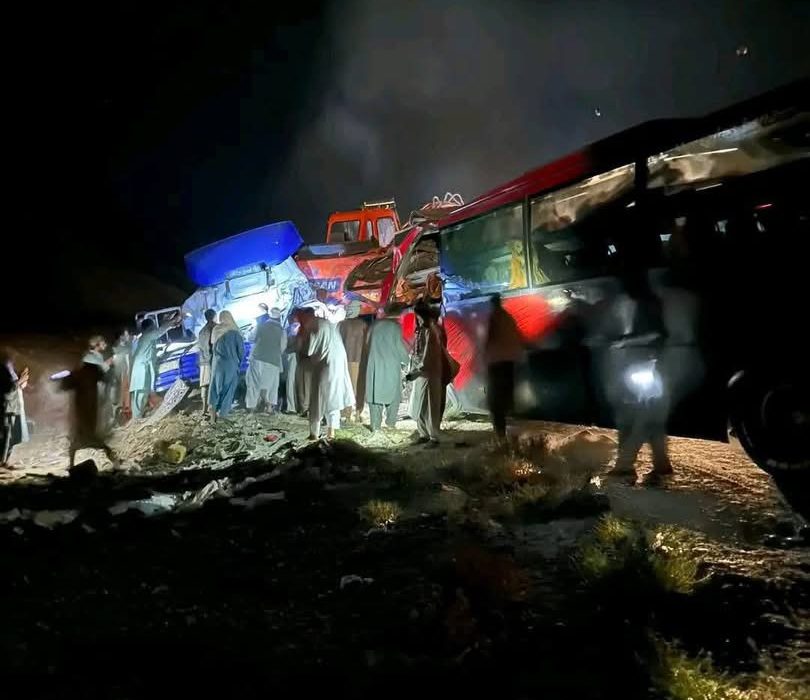 ۲۴ تن در پی یک حادثه ترافیکی در ولایت بغلان زخمی شدند