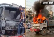 تصادف مرگبار در کراچی؛ مرگ کودک و آتش زدن تانکر آب توسط مردم خشمگین