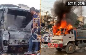 تصادف مرگبار در کراچی؛ مرگ کودک و آتش زدن تانکر آب توسط مردم خشمگین