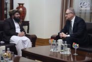 دیدار سفیر امارت اسلامی افغانستان با سفیر روسیه در چین