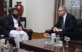 دیدار سفیر امارت اسلامی افغانستان با سفیر روسیه در چین