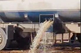 امحای نزدیک به ۱۰۰ تُن تیل قاچاق در گمرک اسلام‌ قلعه هرات