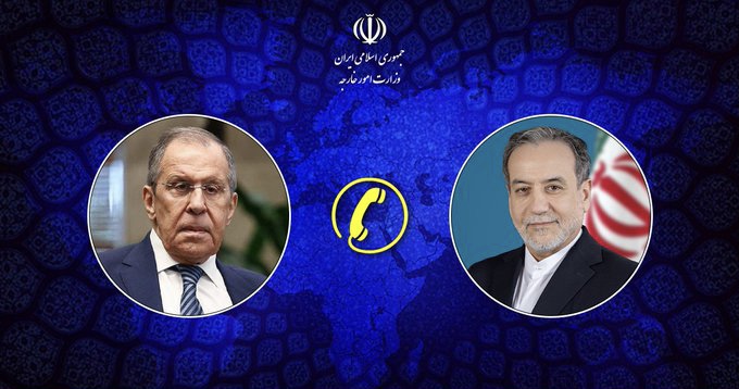 گفت‌ وگوی تلفنی وزرای خارجه ایران و روسیه درباره تحولات منطقه‌ای و بین‌المللی