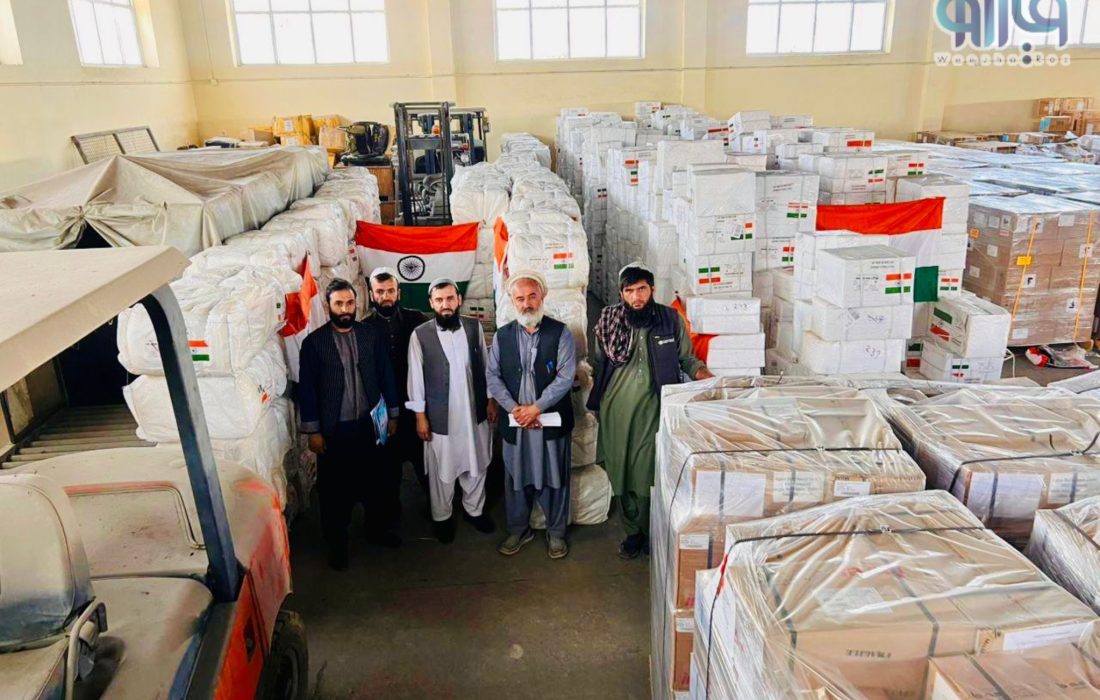 تداوم همکاری‌ های صحی هند و افغانستان؛ ارسال ۱۶ تُن دوا و تجهیزات طبی به وزارت صحت عامه