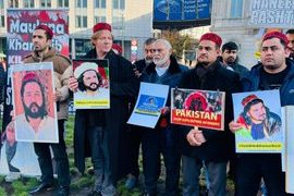 تظاهرات جنبش پشتون تحفظ در برابر پارلمان اروپا؛ اعتراض به عملیات نظامی، حملات پهپادی و اخراج اجباری مهاجران افغان