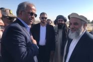 دیدار وزیر صنعت و تجارت افغانستان با والی سیستان و بلوچستان ایران در مرز میلک