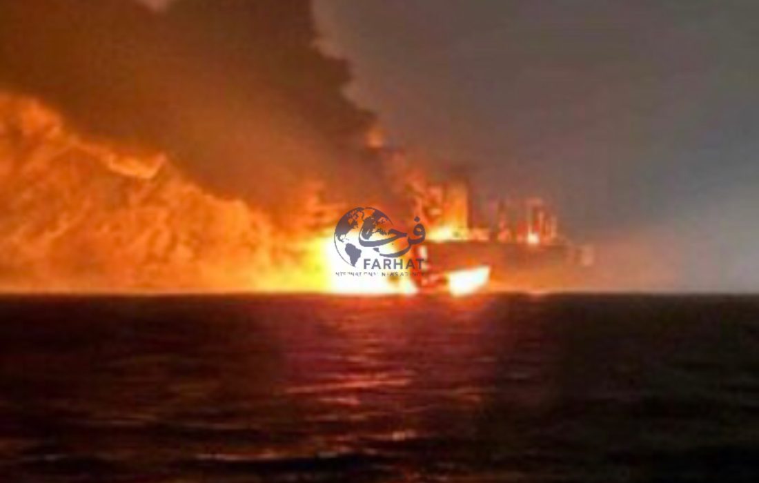 دو نفت‌ کش مظنون به عضویت در گروه سایه روسیه در دریای سیاه منفجر شدند