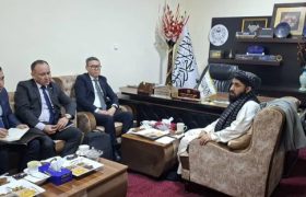 دیدار معین خط آهن وزارت فواید عامه با نماینده ویژه رئیس‌جمهور قزاقستان