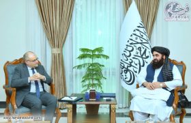 دیدار نماینده ویژه اتحادیه اروپا با وزیر امور خارجه افغانستان