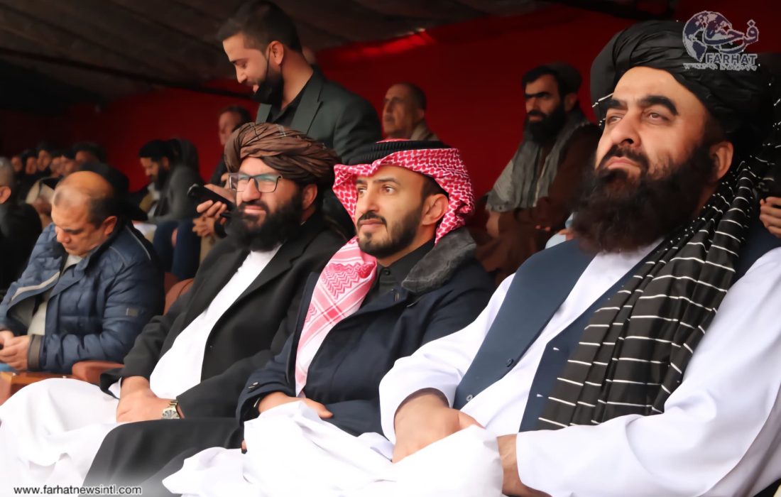 حضور دیپلمات‌ های خارجی در مرحله هفتم لیگ بزکشی؛ تأکید وزیر خارجه بر رشد ورزش در افغانستان