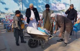 افتتاحیه توزیع گندم و کمک نقدی برای مهاجران بازگشته در ولایت کندز