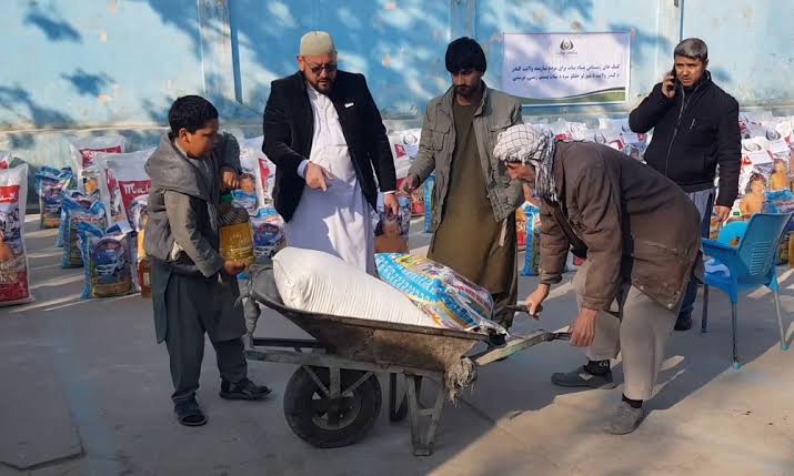 افتتاحیه توزیع گندم و کمک نقدی برای مهاجران بازگشته در ولایت کندز