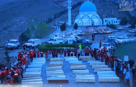 کابلِ خونین؛ تشییع پیکرهای پاره پاره در باران